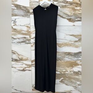 Club Monaco Black sleeveless body con dress size 4
